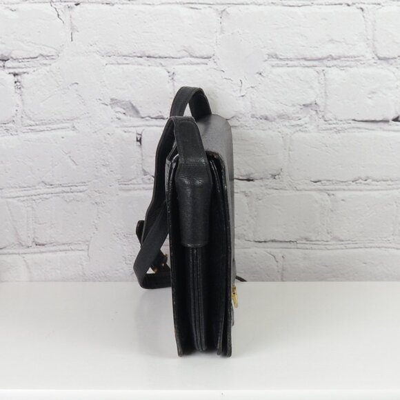 VALENTINO VTG Messenger Style Flap-Over Shoulder Bag / Crossbody [fits tablet] - Picture 4 of 16